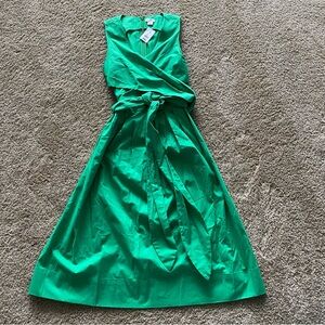 J.Crew Vibrant Green Dress